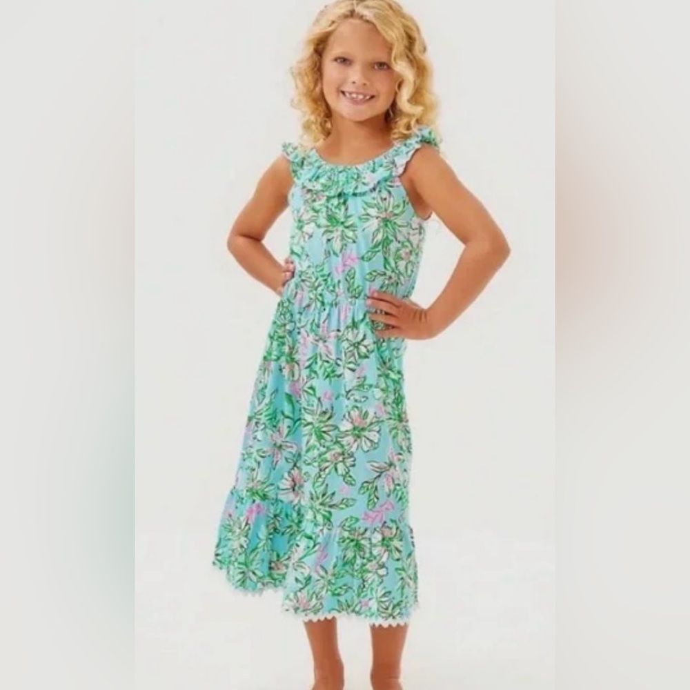 Lilly Pulitzer Lilly Pulitzer Zetta Midi Dress Lil Sun of a Bun